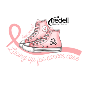 Lacing Up for Cancer Care 5k and 1Mile Run/Walk Logo