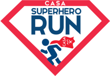 CASA Superhero 5K and Kids 1 Mile logo