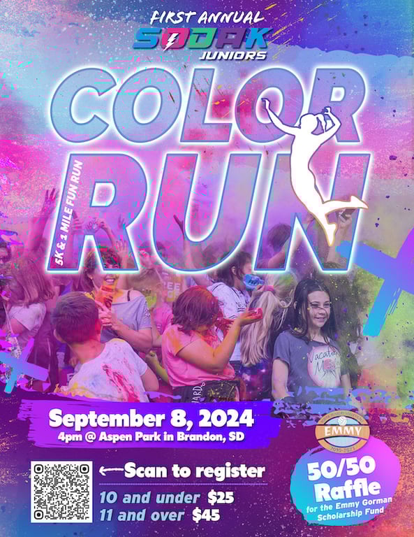 5k/1M Color Run Logo