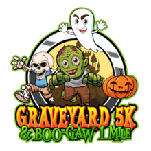 Graveyard 5K & Boo-gaw Trick or Treat Mile logo