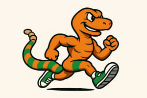 Bay County FAMUNITY 5K Rattler Race Logo