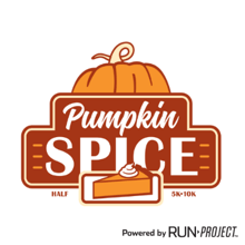 2026 Pumpkin Spice Half Marathon, 10K, and 5K logo