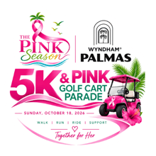 The Pink Season 2026 – 5K Walk & Pink Golf Cart Parade logo