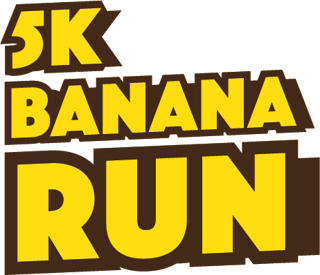 2026 Banana Split Celebration 5K Banana Run Logo
