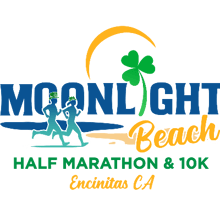 2027 Moonlight Beach Half Marathon, 10k & 6k logo