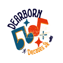 Dearborn Decades 5k logo