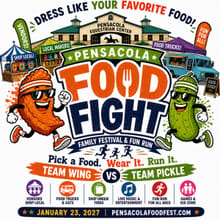 PENSACOLA FOOD FIGHT FAMILY FESTIVAL & FUN RUN 2027 logo