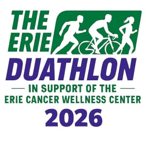 Erie Duathlon in support of the Erie Cancer Wellness Center Logo