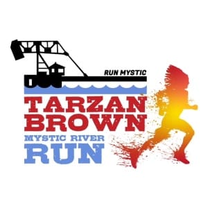 Tarzan Brown Mystic River Run Logo