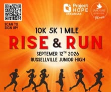 Rise and Run Fest 10K, 5K, & 1 Miler logo