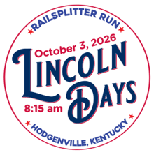 Lincoln Days Railsplitter 5K and 10K logo