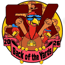 Back of the Yards 5K Turkey Run logo