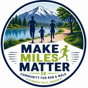 Make Miles Matter Community Fun Run/Walk 5k Logo