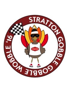 Gobble Gobble Wobble Thanksgiving 5k Logo