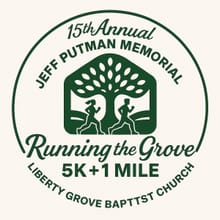 Running the Grove 5K logo