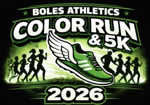 Boles Athletics Color Run & 5K Logo