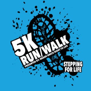 Stepping for Life 5K Logo
