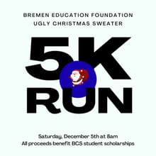 Ugly Christmas Sweater 5K For The Kids logo