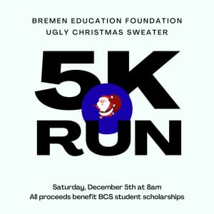 Ugly Christmas Sweater 5K For The Kids Logo