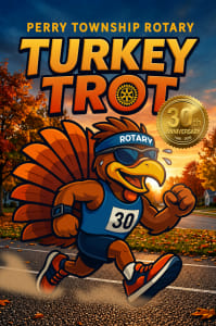 Perry Rotary Turkey Trot logo