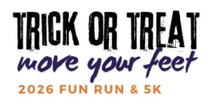 Trick or Treat, Move Your Feet 2026 Logo