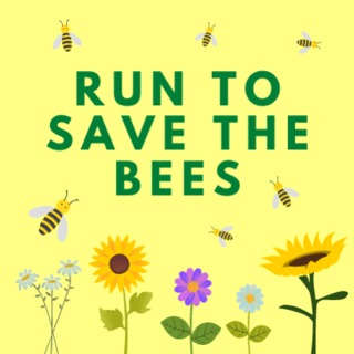 2026 Save the Bees Virtual Run Logo