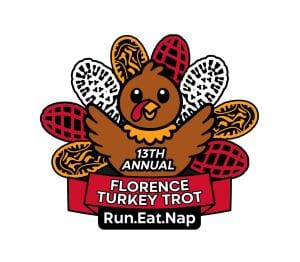 13th Annual Florence Turkey Trot 5K Run/Walk Logo