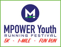 MPower Youth Running Festival  |  5K  ·  1-Mile  ·  Fun Run Logo