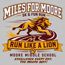 Miles for Moore logo
