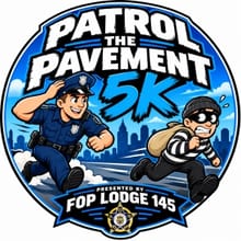 Patrol the Pavement 5K logo