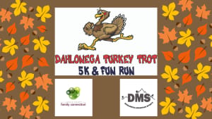 Dahlonega's Annual Thanksgiving Day Turkey Trot 5k and Fun Run Logo