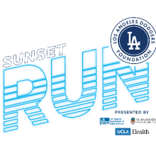 2026 Los Angeles Dodgers Foundation Sunset Run logo