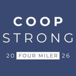 CoopStrong Four Miler Logo