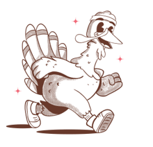 2025 Davidson Turkey Trot logo