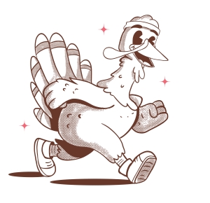 2025 Davidson Turkey Trot Logo