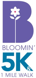 Bloomin' 5K and 1 Mile Walk logo