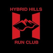 Hybrid Hills Run Club logo