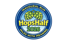 Hops Half Marathon logo
