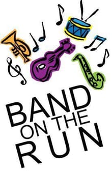 Band on the Run GLOW RUN 2027 logo
