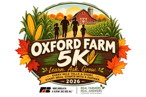 The Oxford Farm 5k Logo