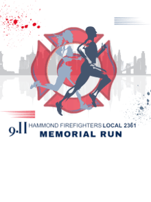 Hammond Firefighters 911 Memorial Run logo