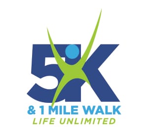 Life Unlimited 5K & 1 Mile Walk Logo
