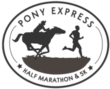 Pony Express Half Marathon & 5K logo