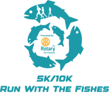Run with the Fishes Annual 5K, 10K, & Kids' Fun Run logo