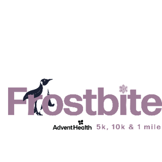 Frostbite 5k, 10k, and 1 Mile Fun Run Logo
