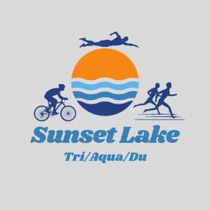 Sunset Lake Triathlon # Logo
