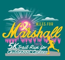 Miles for Marshall 5K Trail Run for Childhood Cancer logo