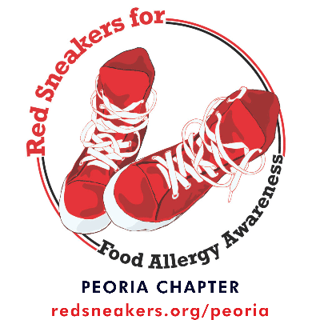 Red Sneakers Peoria 5K & Teal Pumpkin Festival Logo