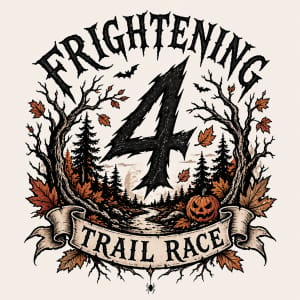 Frightening 4 mile Trail Race Logo
