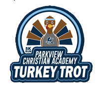 Parkview Christian Academy Annual Turkey Trot Logo